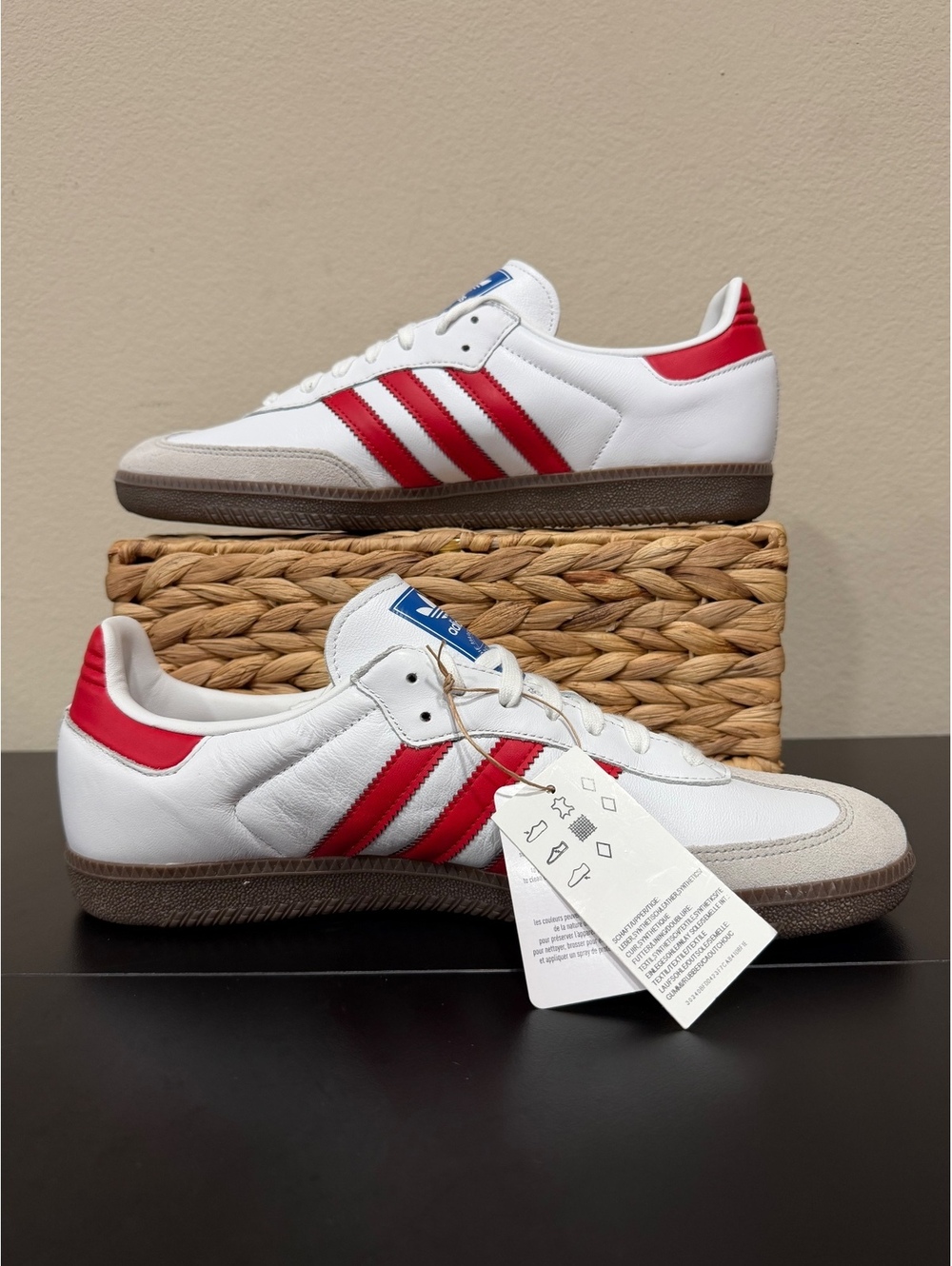 Size 11.5 - Adidas Samba OG “White Scarlet” - Picture 2 of 6